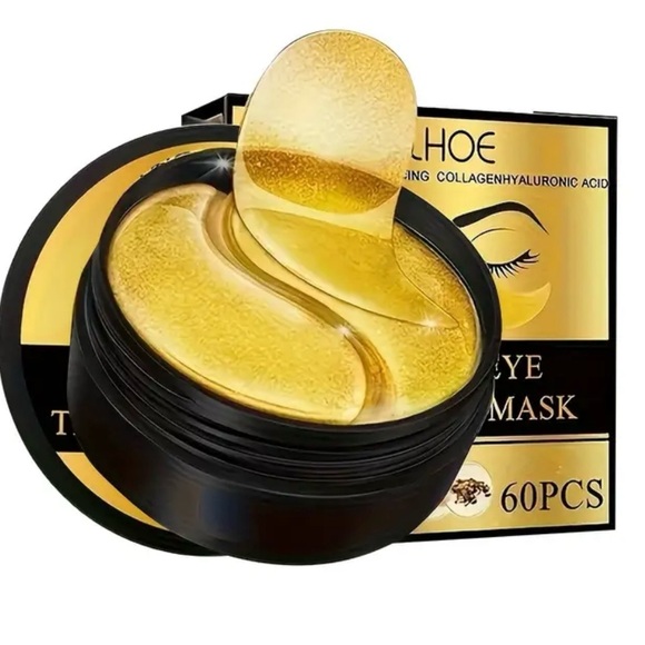 ✨60 PIECES✨GOLD UNDER EYE PATCHES✨REDUCE FINE LINES, WRINKLES AND PUFFINESS✨NEW - Picture 1 of 10